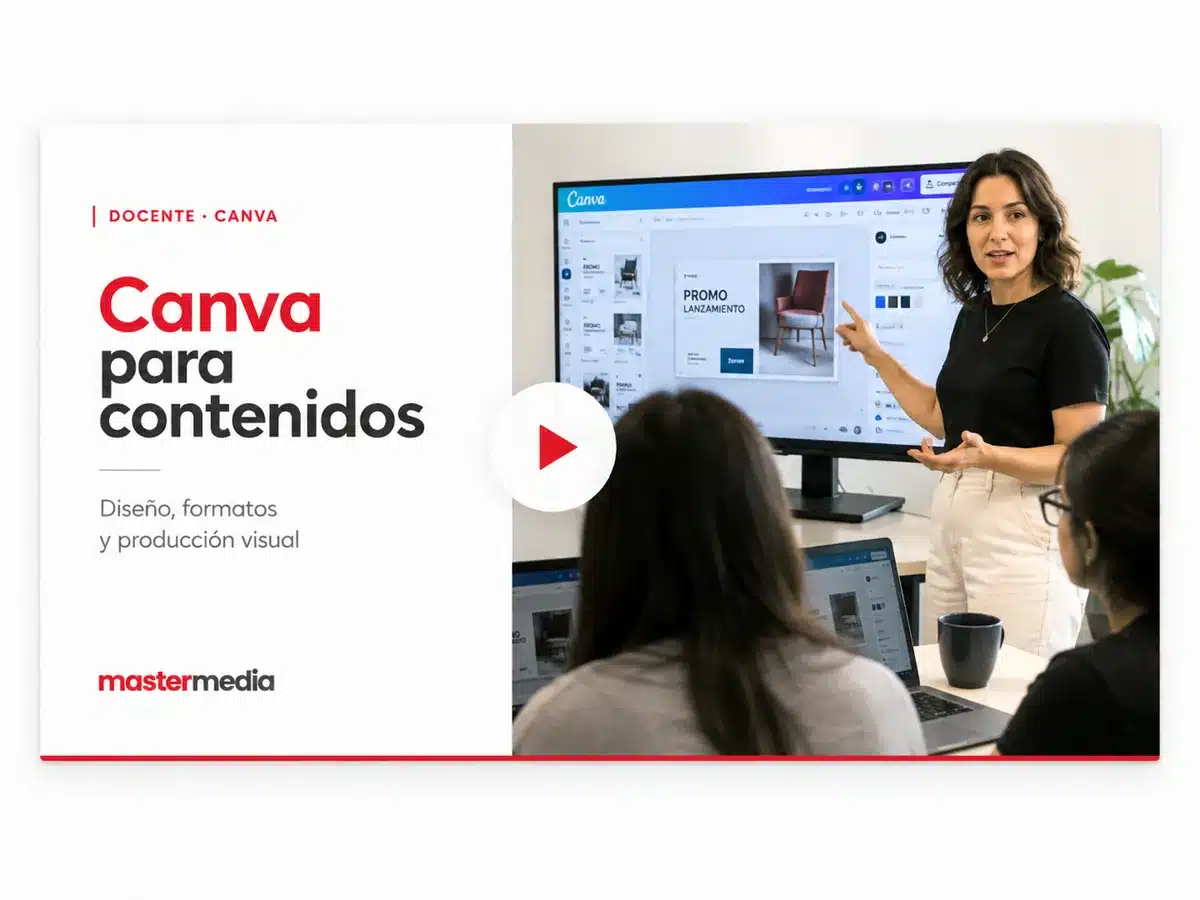 Profesora del Curso Diseño y Creatividad con Canva de Escuela Mastermedia