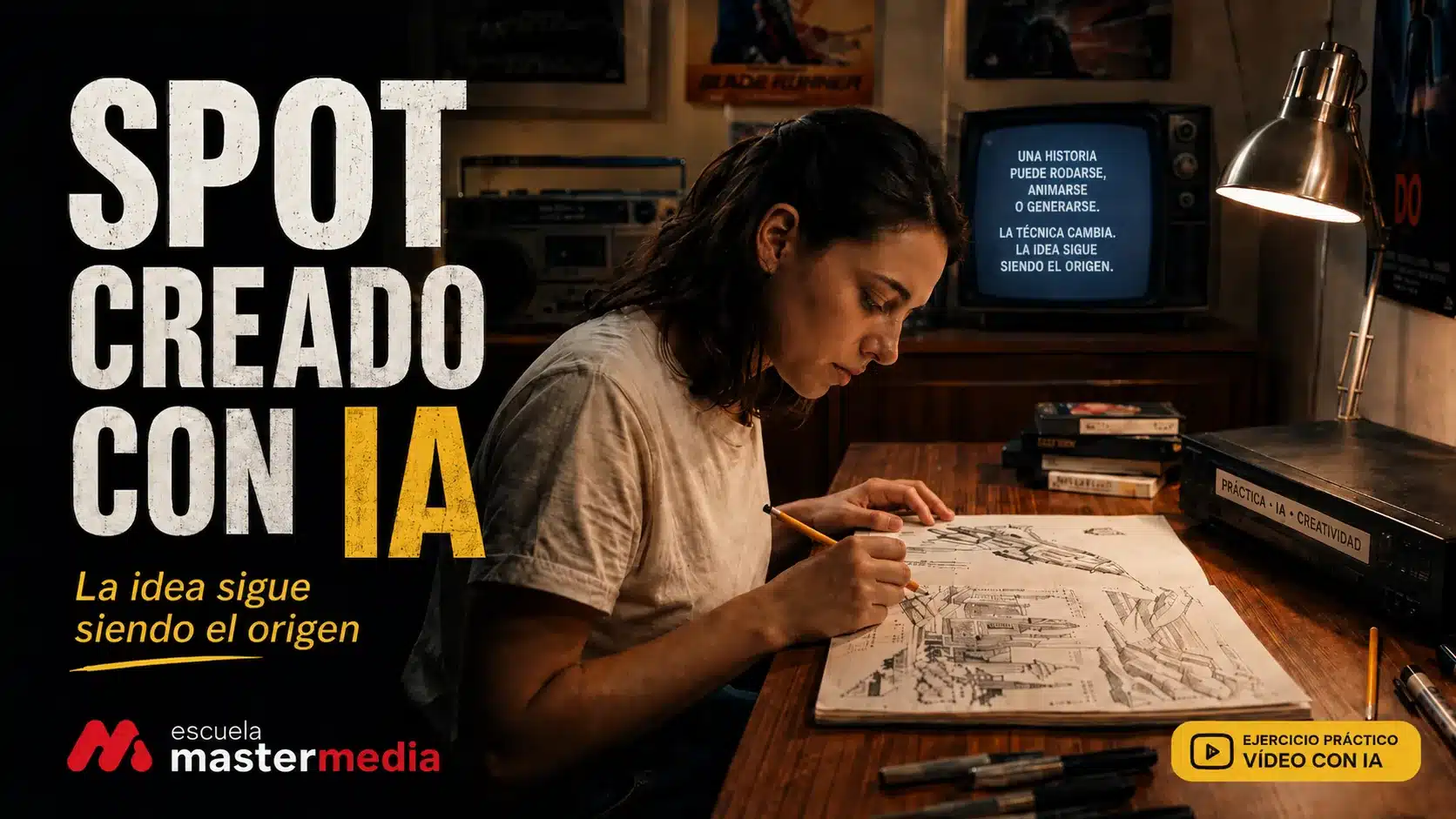 Miniatura de un spot creado como práctica del Curso de Creación de Vídeos con Inteligencia Artificial de Escuela Mastermedia